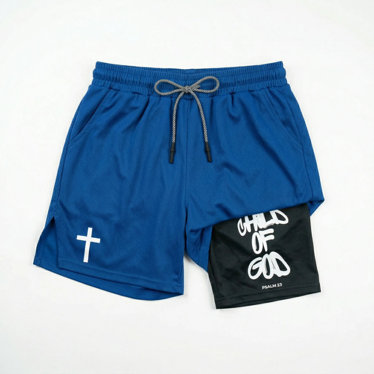God, Psalm 23, Mesh Sports Shorts