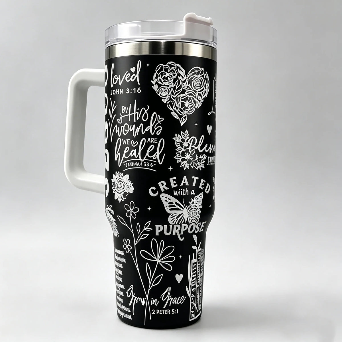 Bible Verses Tumbler 30oz/40oz