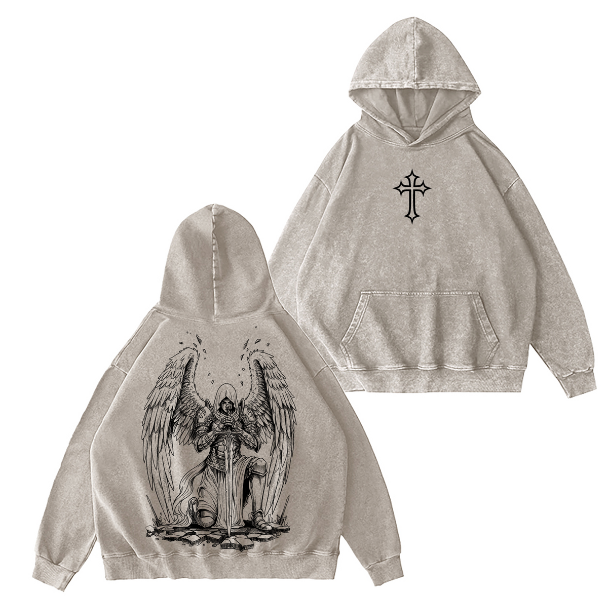The Warrior Angel Washed T-shirt/Crewneck/Hoodie