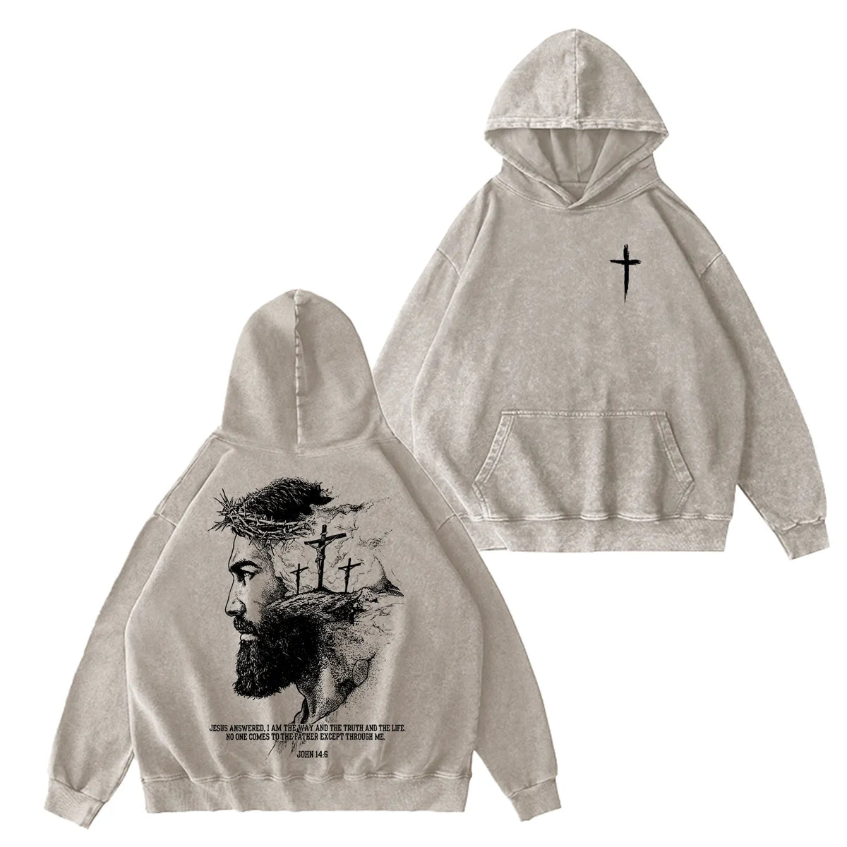 The Way The Truth The Life Vintage Washed T-shirt/Crewneck/Hoodie