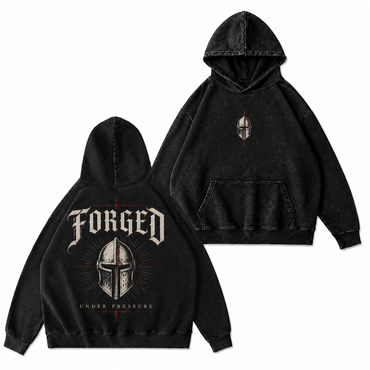 Forged Under Pressure Knight Washed T-Shirt/Crewneck/Hoodie