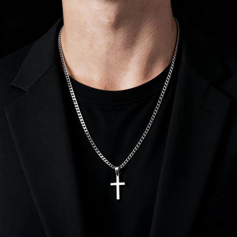 Stainless Steel Cross Necklace