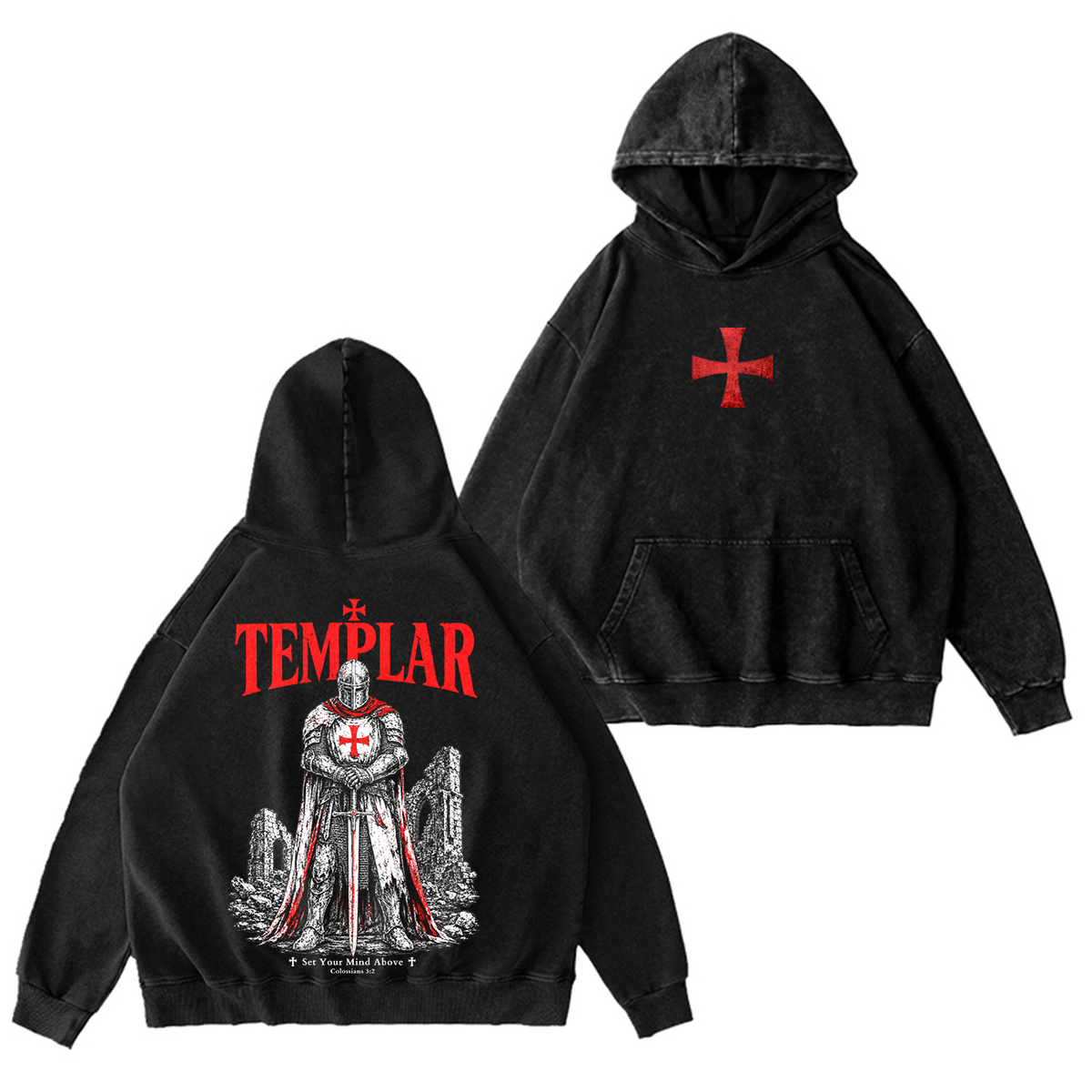 Templar¡¯s Oath Washed T-Shirt/Crewneck/Hoodie