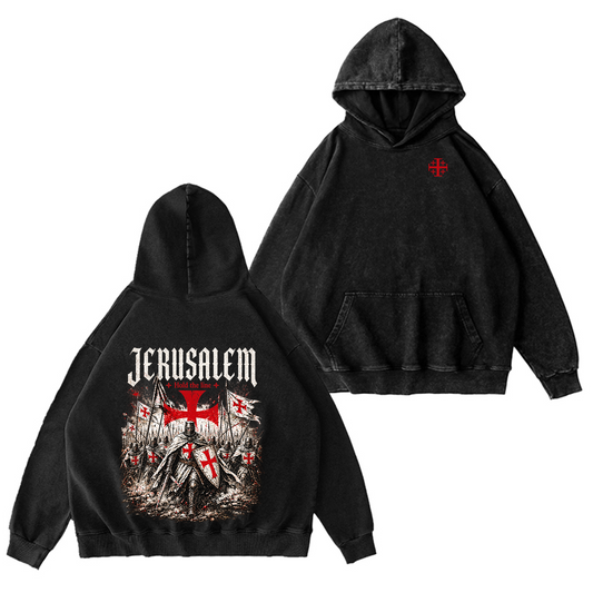 Jerusalem Hold the Line Vintage Washed T-Shirt/Crewneck/Hoodie