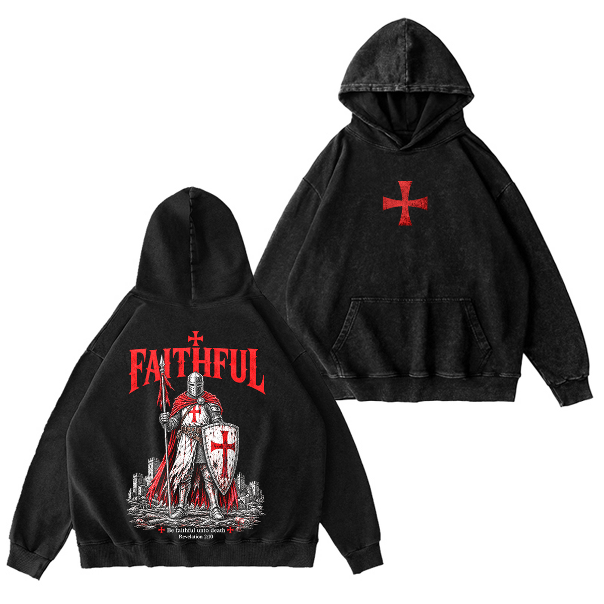 Faithful Unto Death Washed T-Shirt/Crewneck/Hoodie