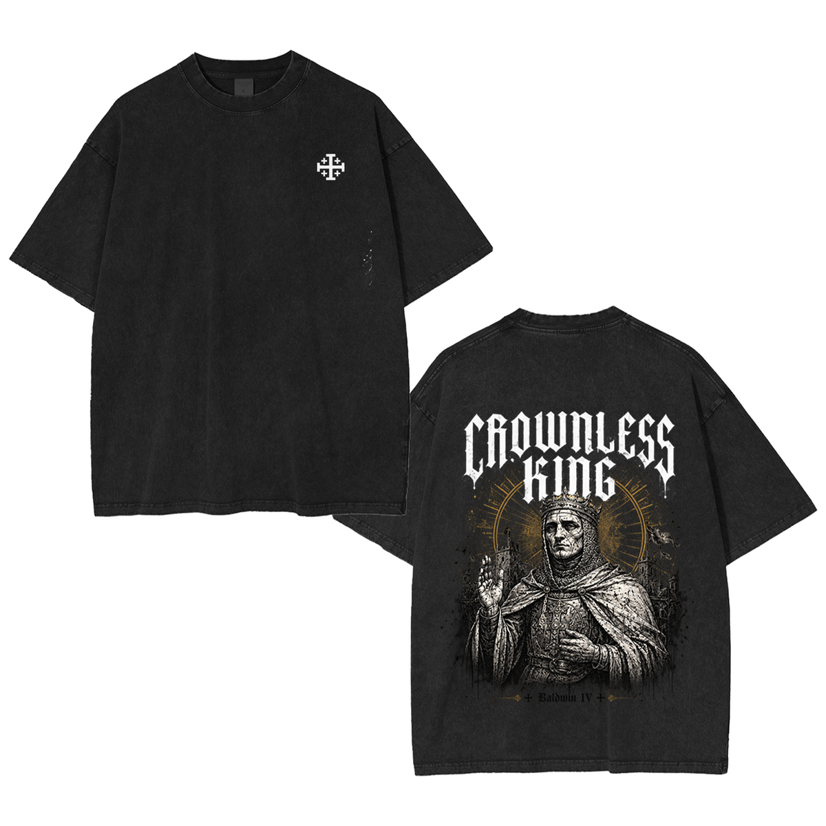 Crownless King Baldwin IV Vintage Washed T-Shirt/Crewneck/Hoodie