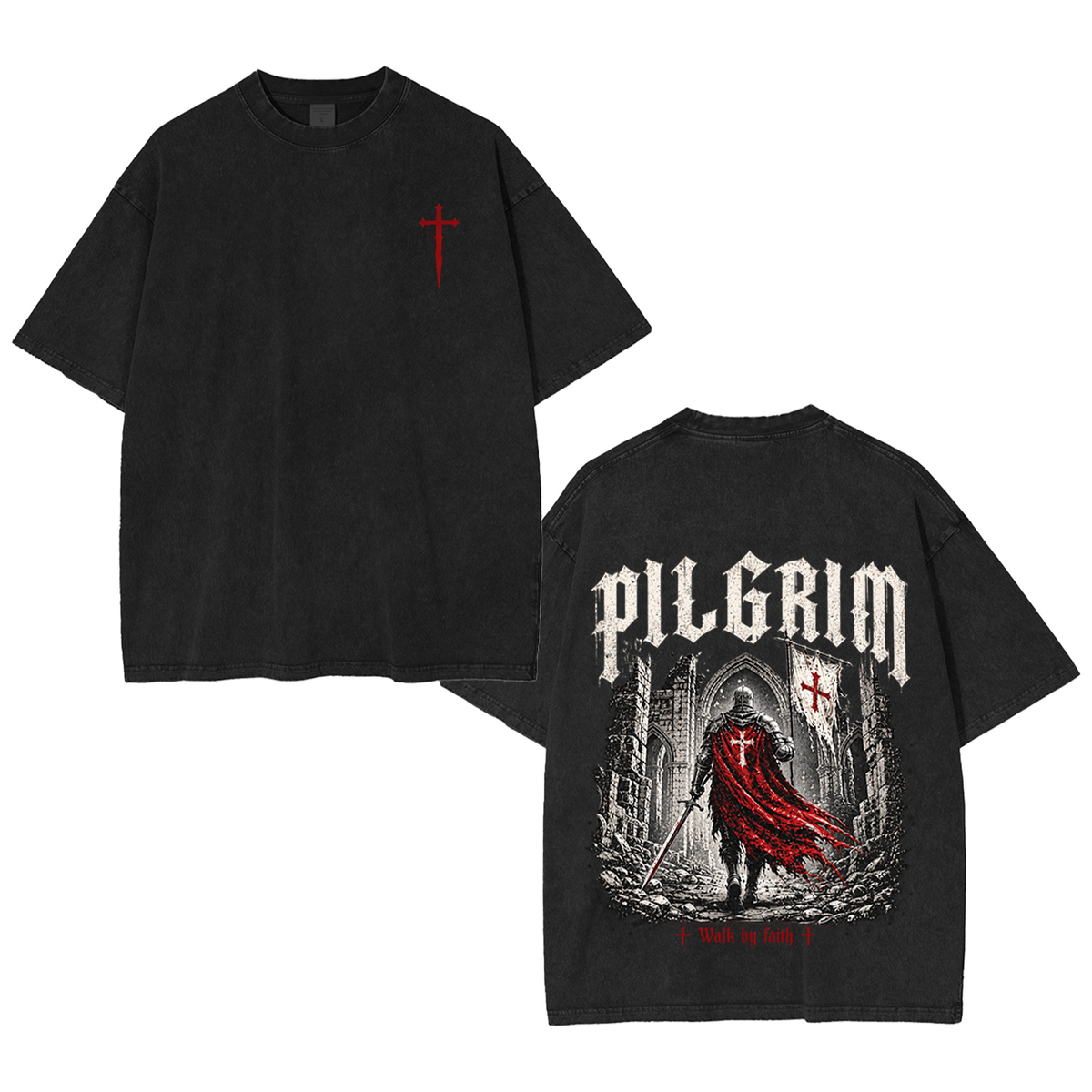 Pilgrim Walk by Faith Vintage Washed T-Shirt/Crewneck/Hoodie