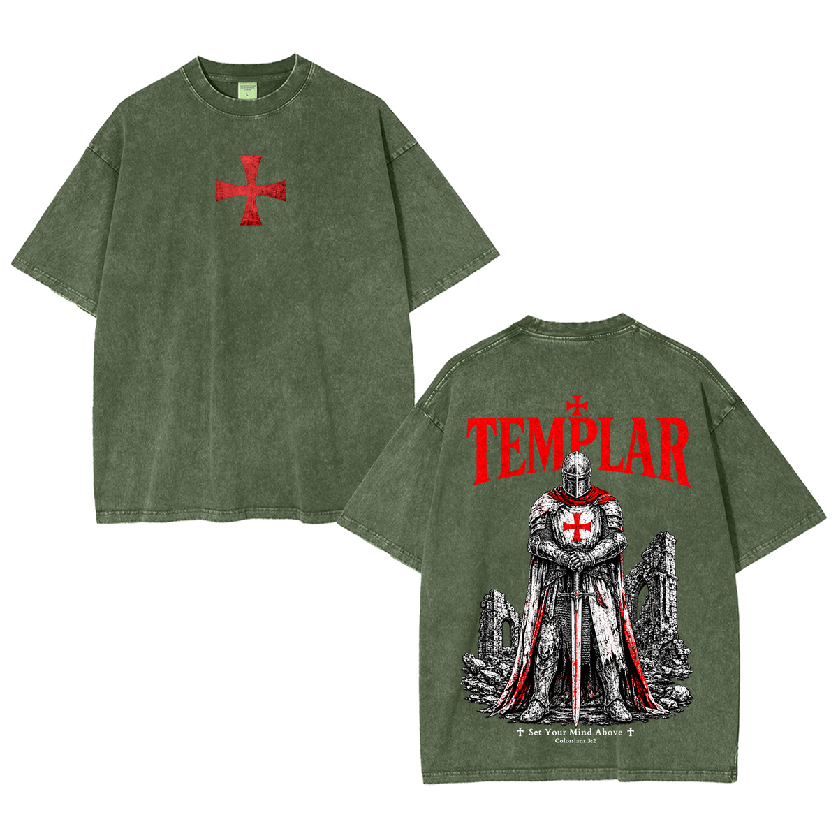 Templar¡¯s Oath Washed T-Shirt/Crewneck/Hoodie
