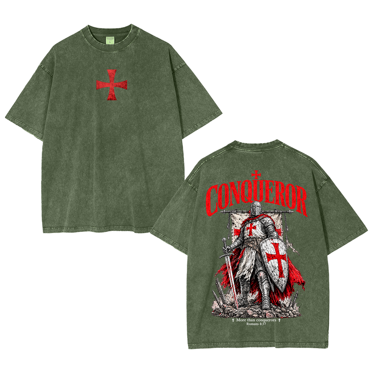 More Than Conquerors Washed T-Shirt/Crewneck/Hoodie