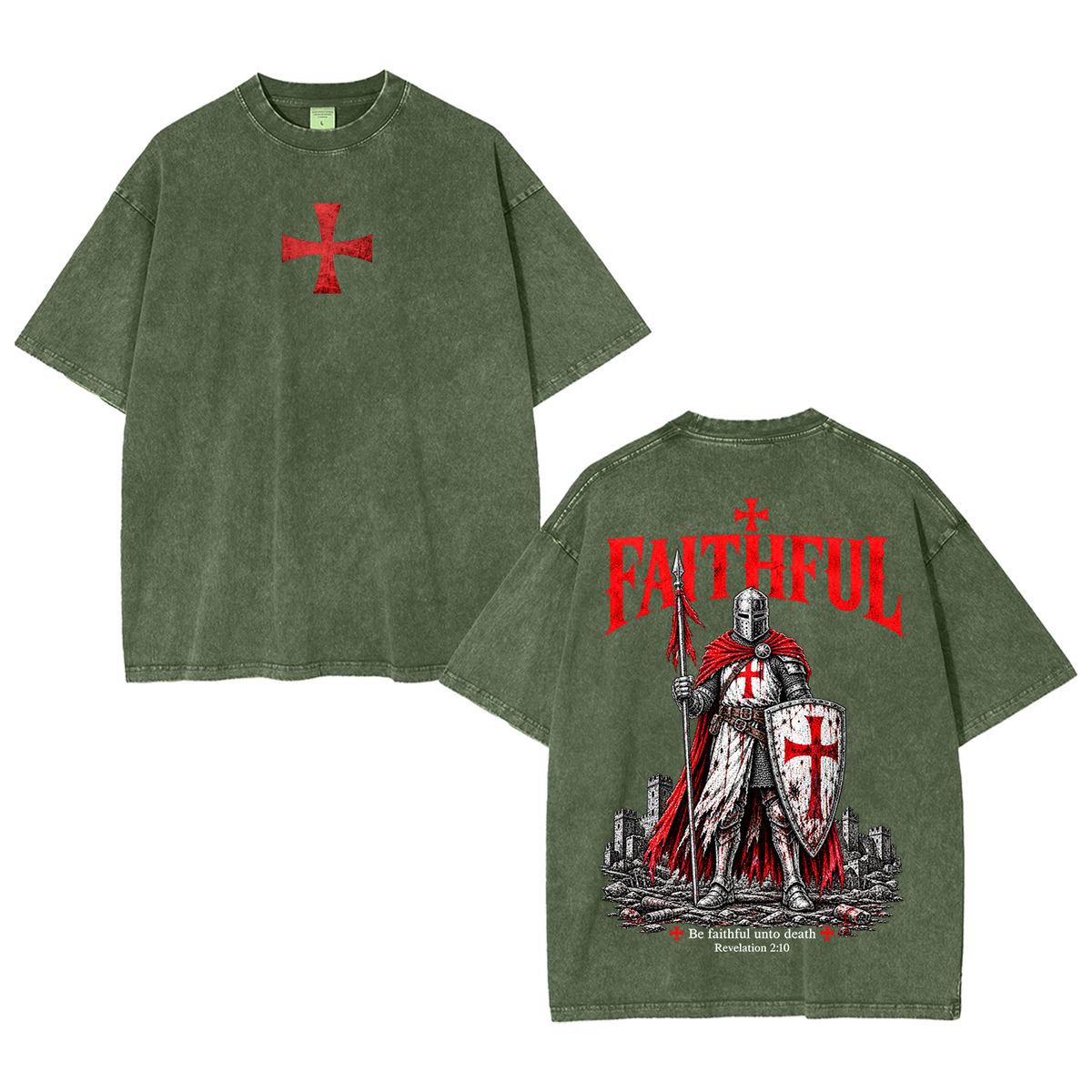 Faithful Unto Death Washed T-Shirt/Crewneck/Hoodie