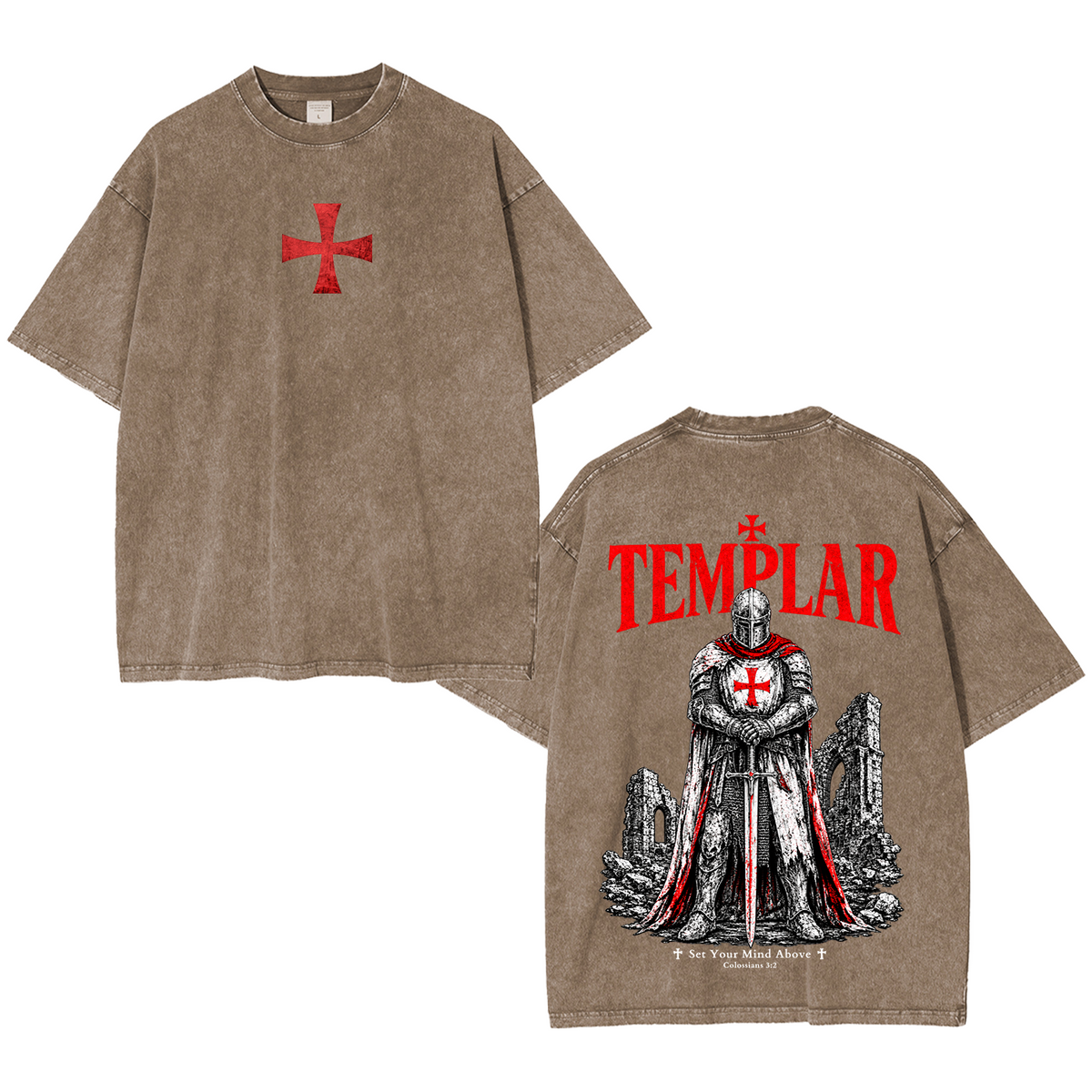 Templar¡¯s Oath Washed T-Shirt/Crewneck/Hoodie