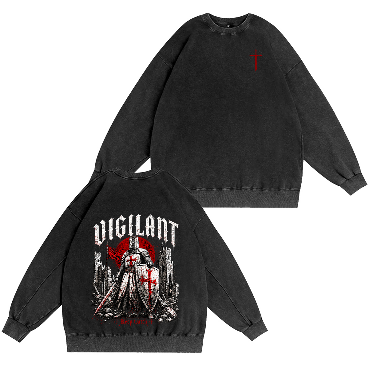 Vigilant Keep Watch Vintage Washed T-Shirt/Crewneck/Hoodie