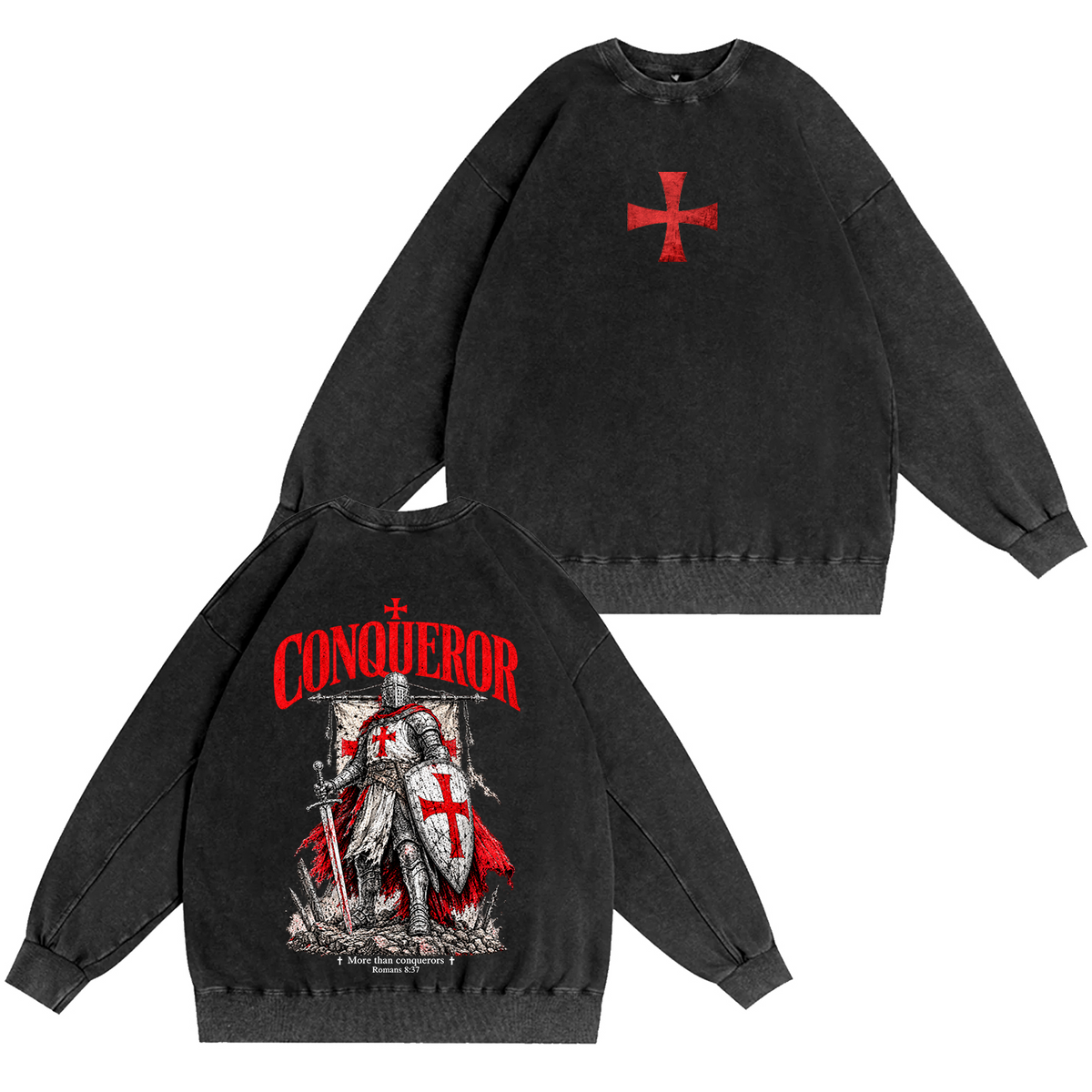 More Than Conquerors Washed T-Shirt/Crewneck/Hoodie
