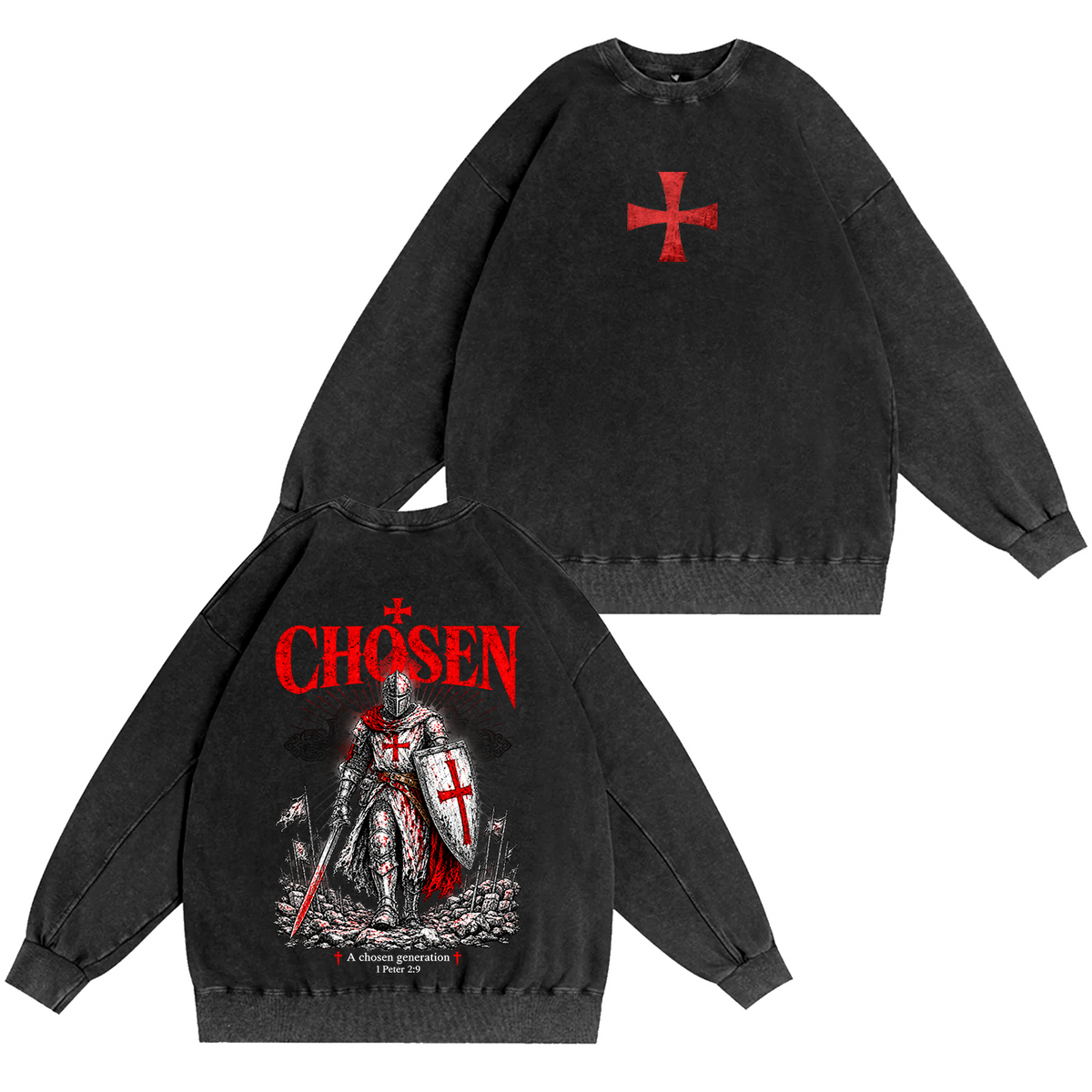 Chosen Generation Knight Washed T-Shirt/Crewneck/Hoodie