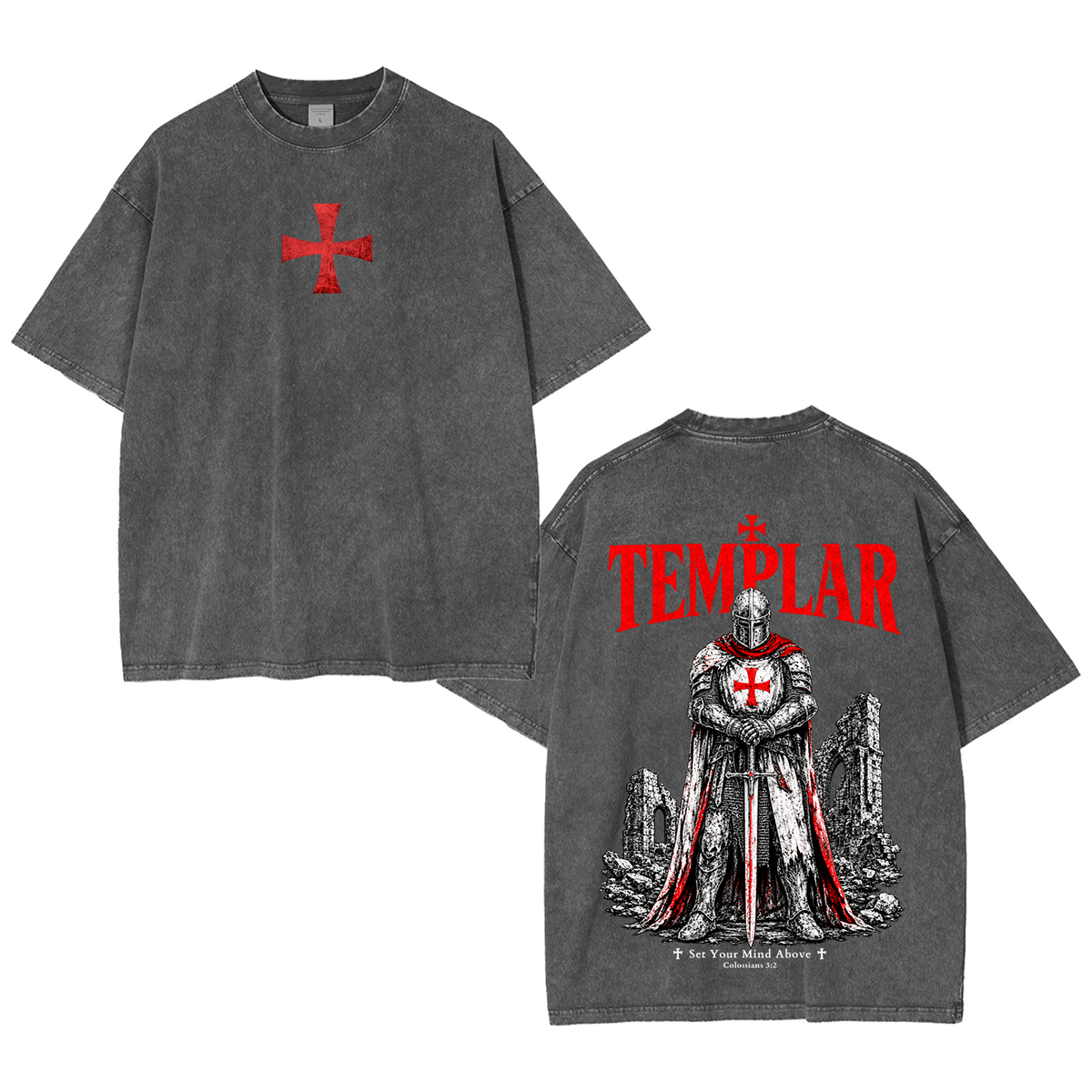 Templar¡¯s Oath Washed T-Shirt/Crewneck/Hoodie
