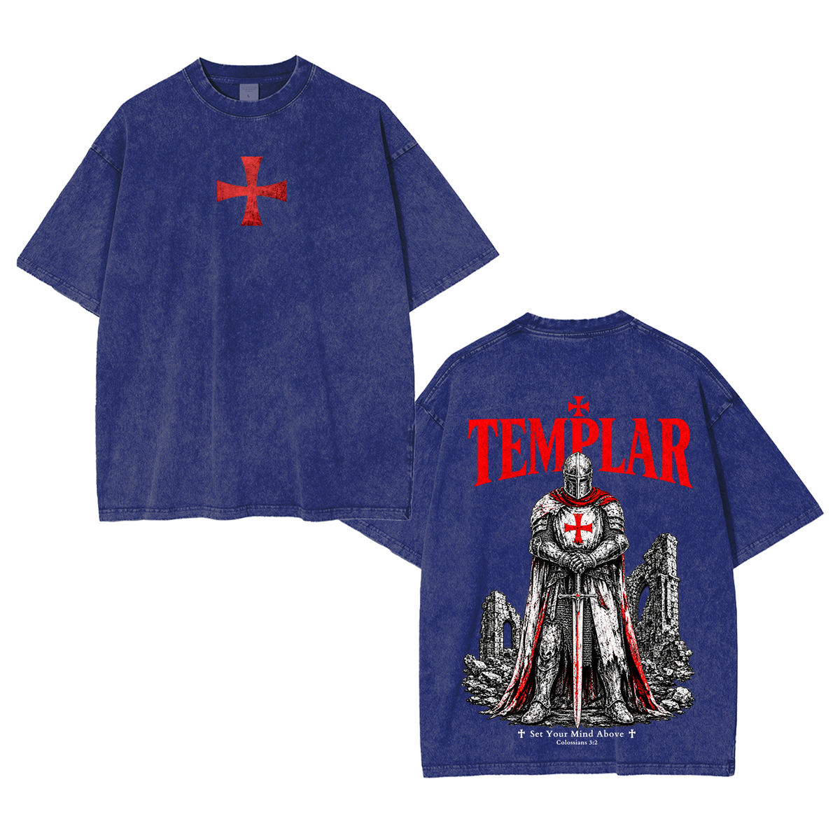 Templar¡¯s Oath Washed T-Shirt/Crewneck/Hoodie