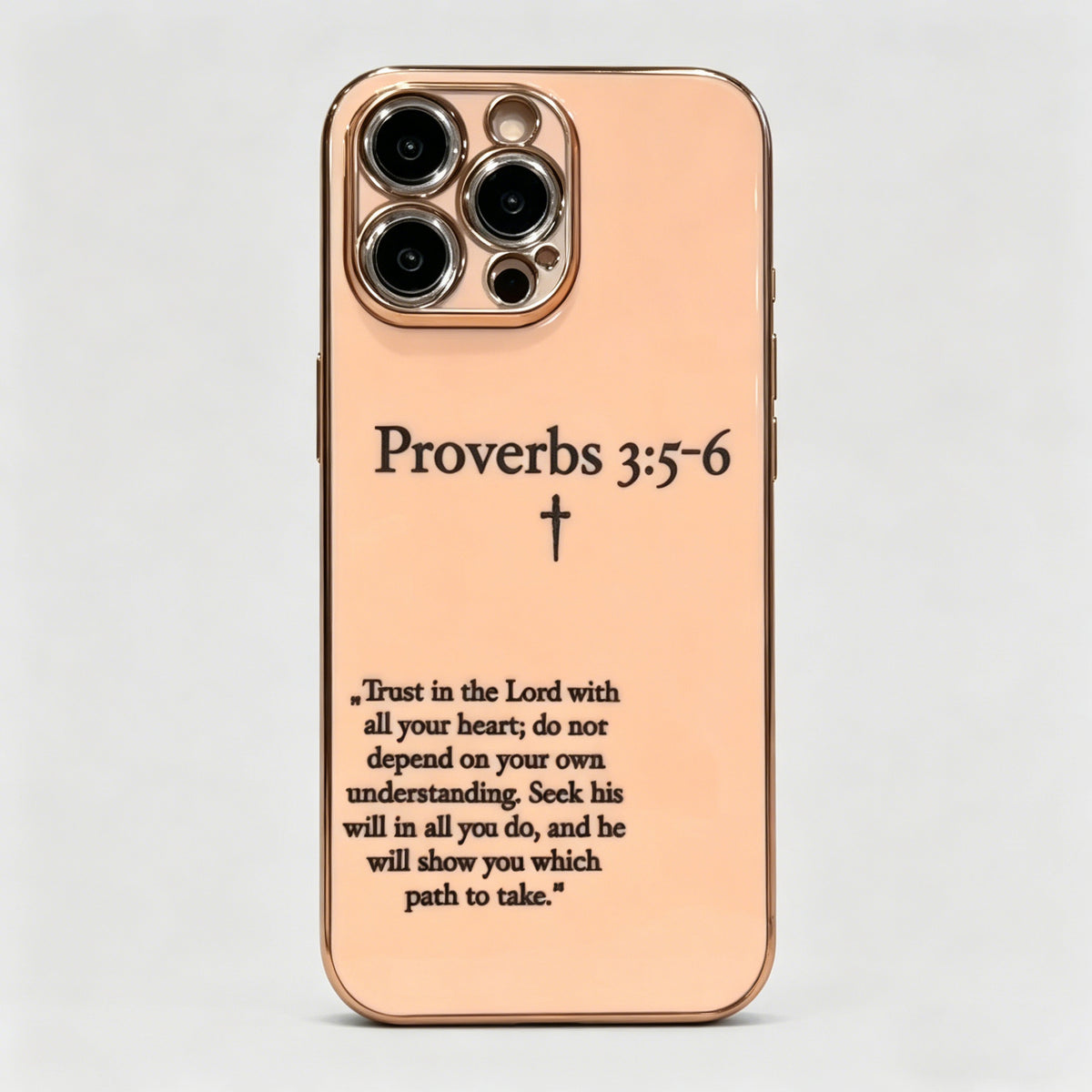 Trust in the Lord: Inspirational Christian Quotes  phone case