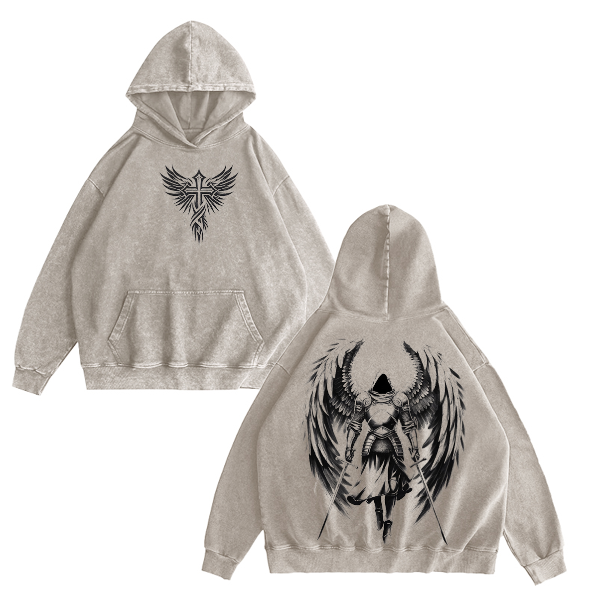 Archangel Michael: Wear Your Faith with Pride  Vintage Washed T-shirt/Crewneck/Hoodie