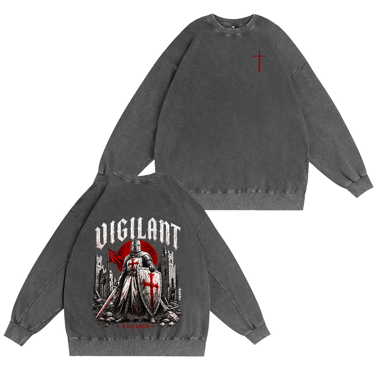 Vigilant Keep Watch Vintage Washed T-Shirt/Crewneck/Hoodie