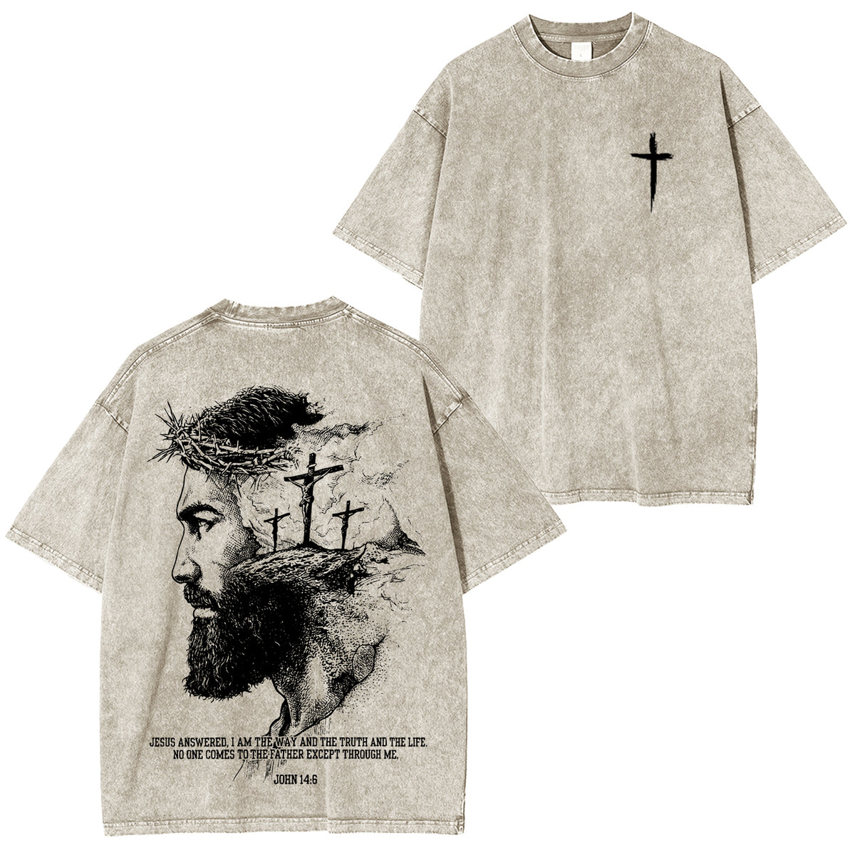 The Way The Truth The Life Vintage Washed T-shirt/Crewneck/Hoodie
