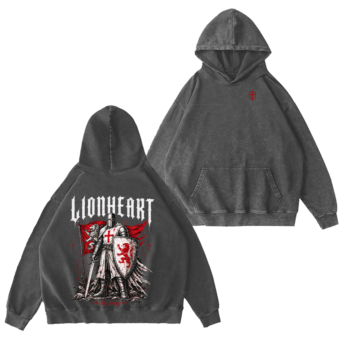 Lionheart Be Strong Vintage Washed T-Shirt/Crewneck/Hoodie