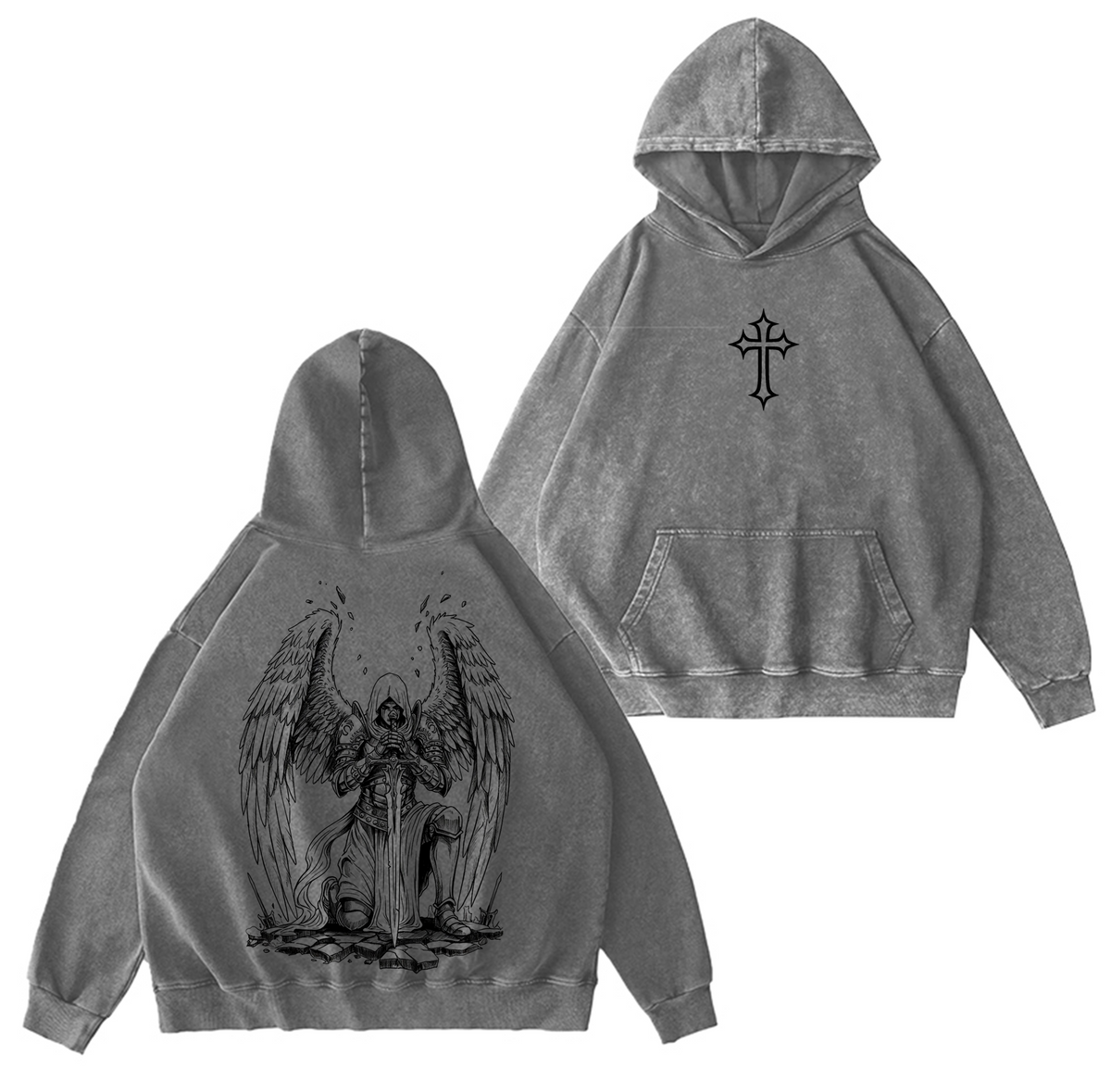 The Warrior Angel  Washed T-shirt/Crewneck/Hoodie