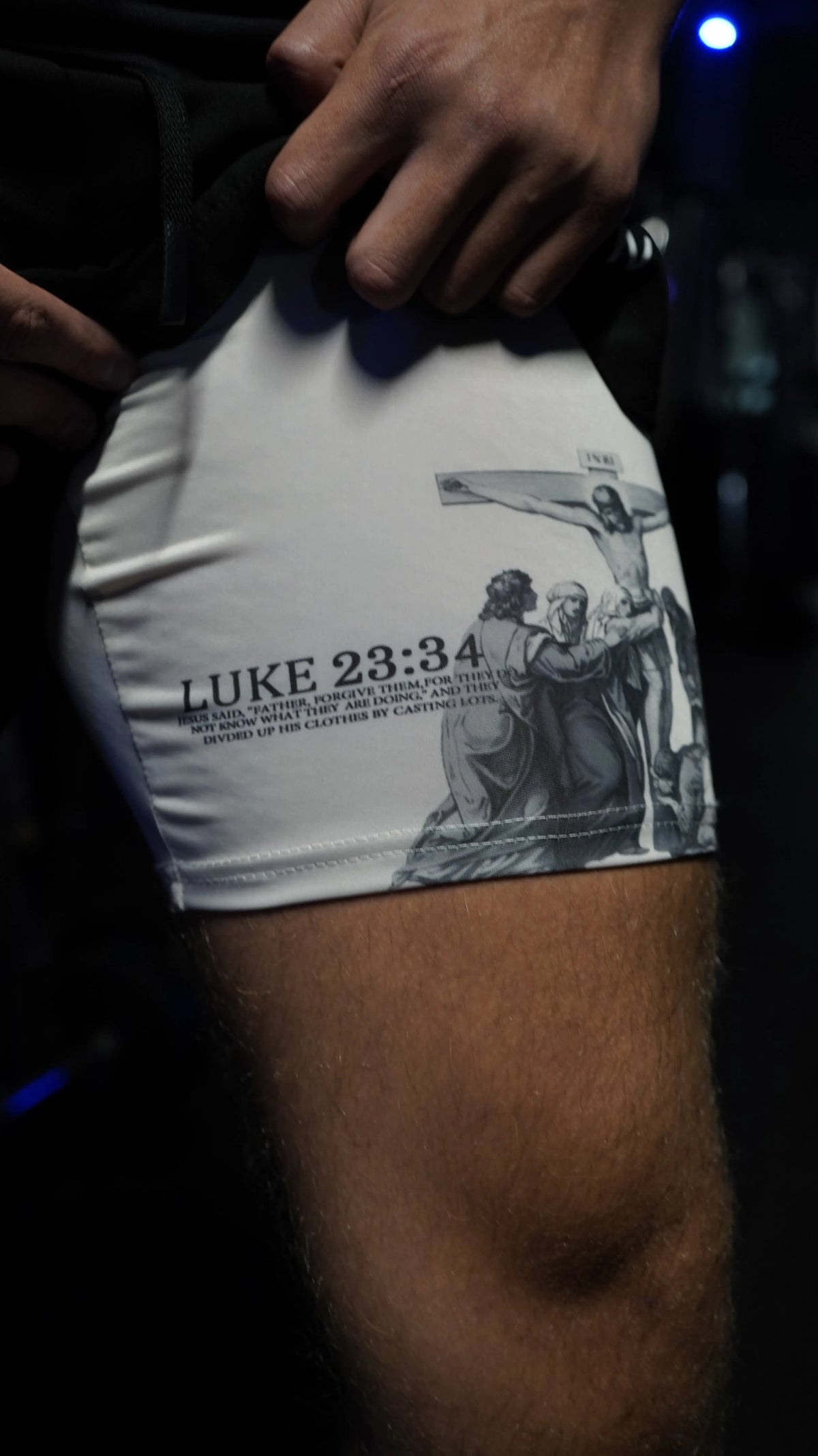 Luke 23:34 Performance  Gym shorts