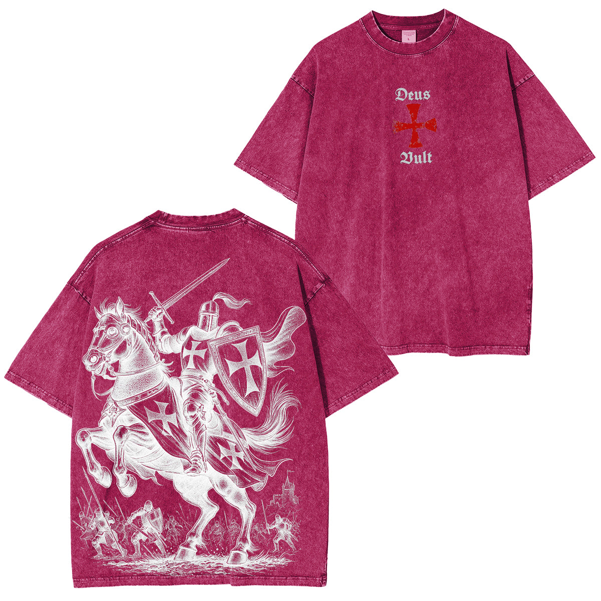 Black Templar Washed Unisex T-Shirt