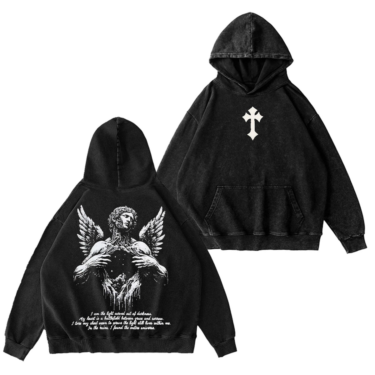 Fallen Angel Washed T-shirt/Crewneck/Hoodie