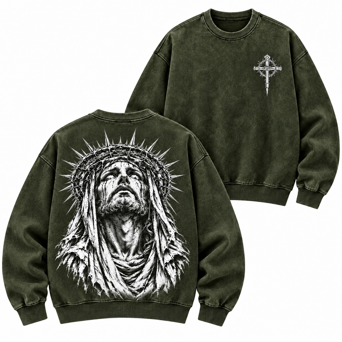 Crown of Thorns Washed T-Shirt/Crewneck/Hoodie