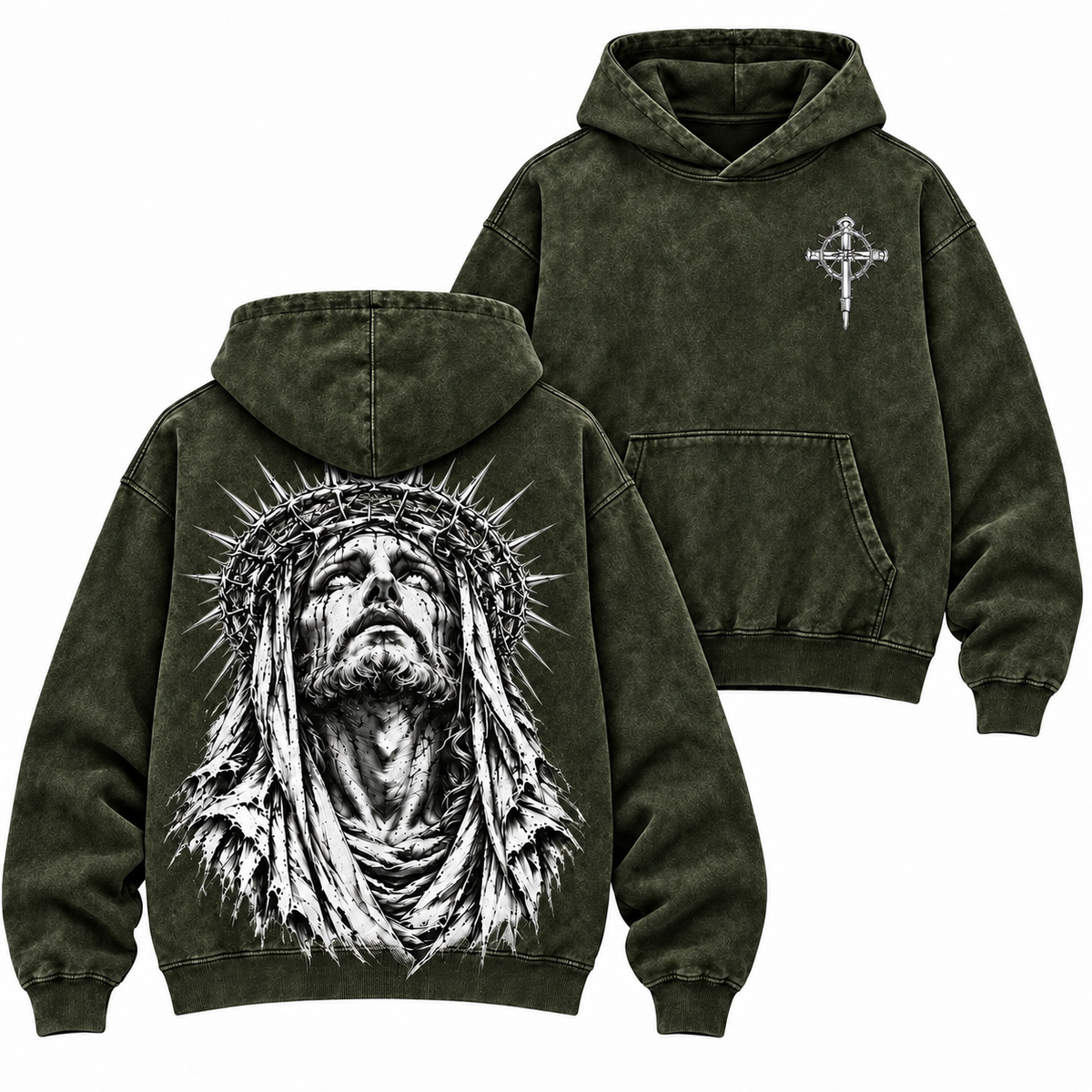 Crown of Thorns Washed T-Shirt/Crewneck/Hoodie