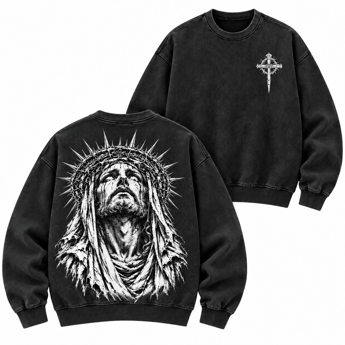 Crown of Thorns Washed T-Shirt/Crewneck/Hoodie