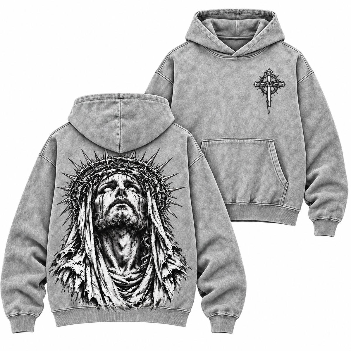 Crown of Thorns Washed T-Shirt/Crewneck/Hoodie