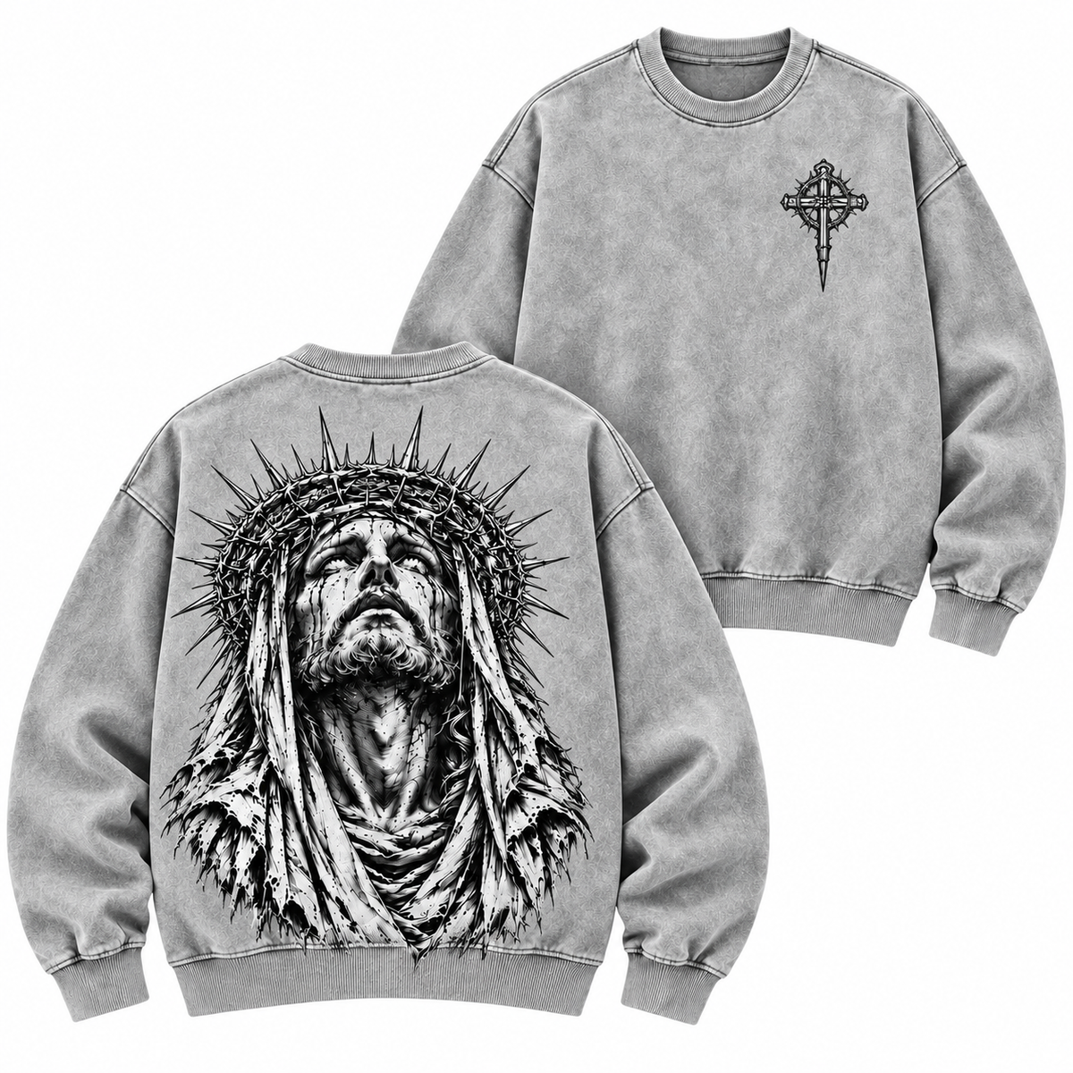 Crown of Thorns Washed T-Shirt/Crewneck/Hoodie
