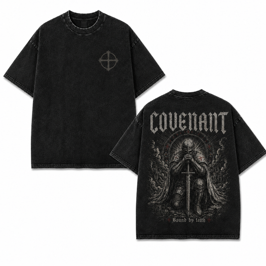 Covenant Knight Washed Oversized T-Shirt/Crewneck/Hoodie