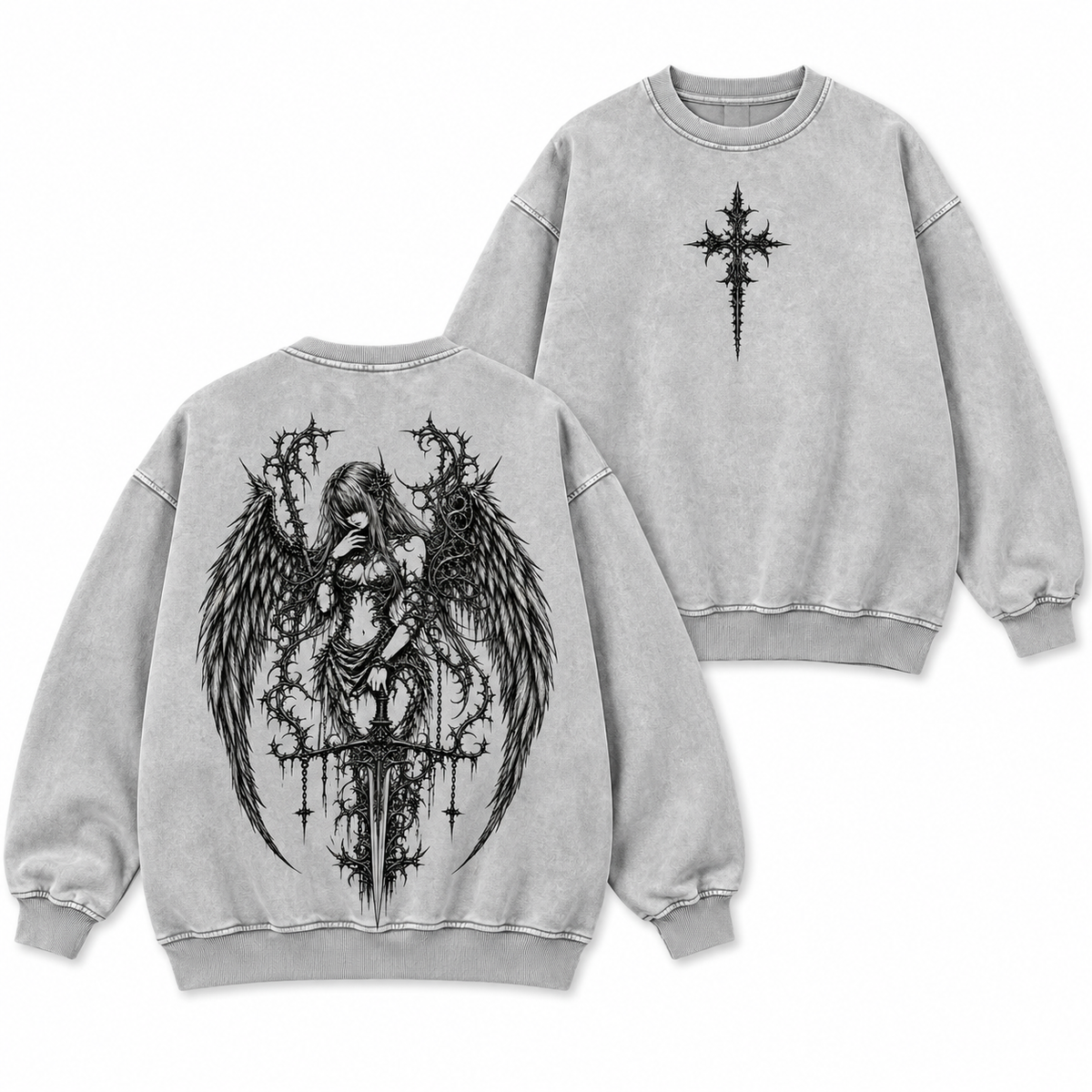 Thorned Angel Vintage Washed T-Shirt/Crewneck/Hoodie