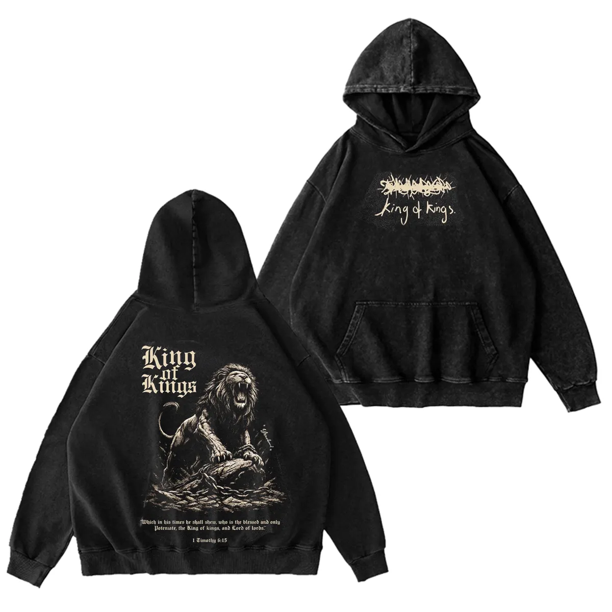 King of Kings Washed T-shirt/Crewneck/Hoodie
